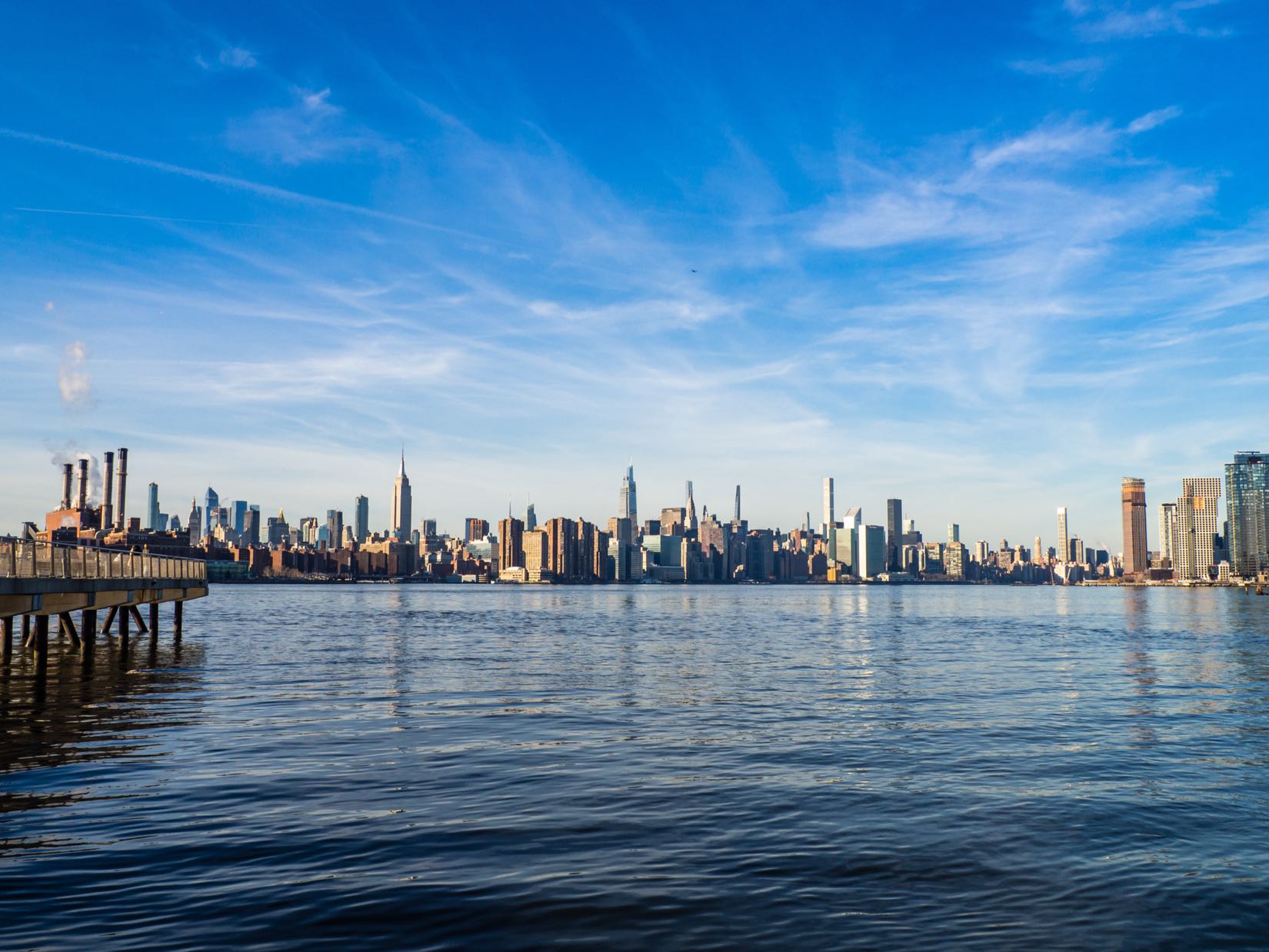 New York City Skyline and River